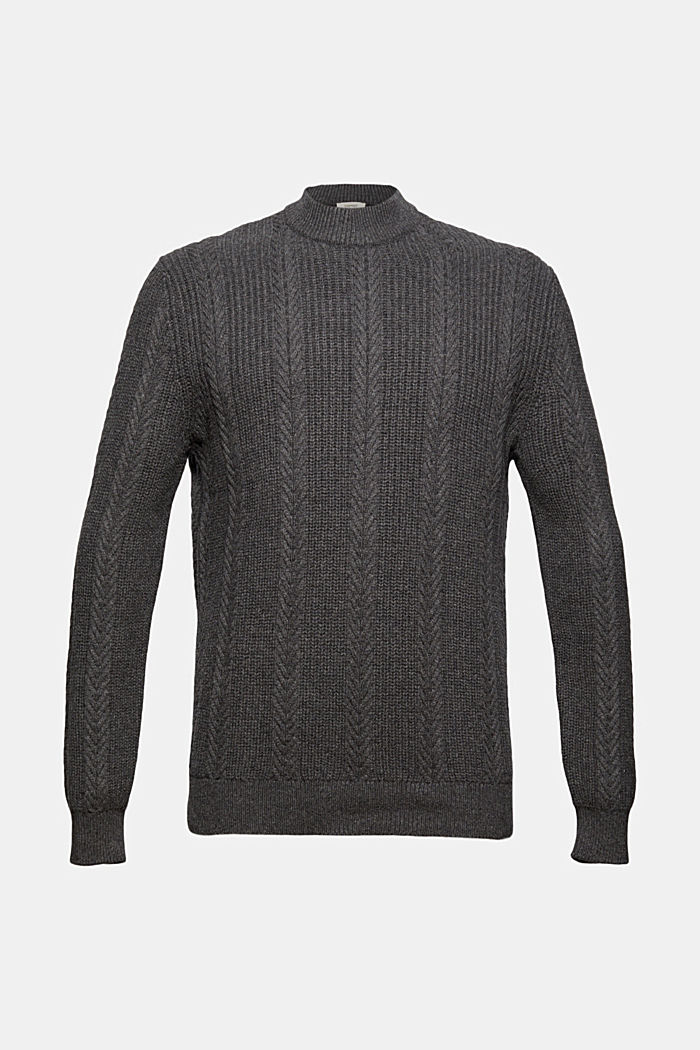 Pletený pulovr ze směsi s bio bavlnou