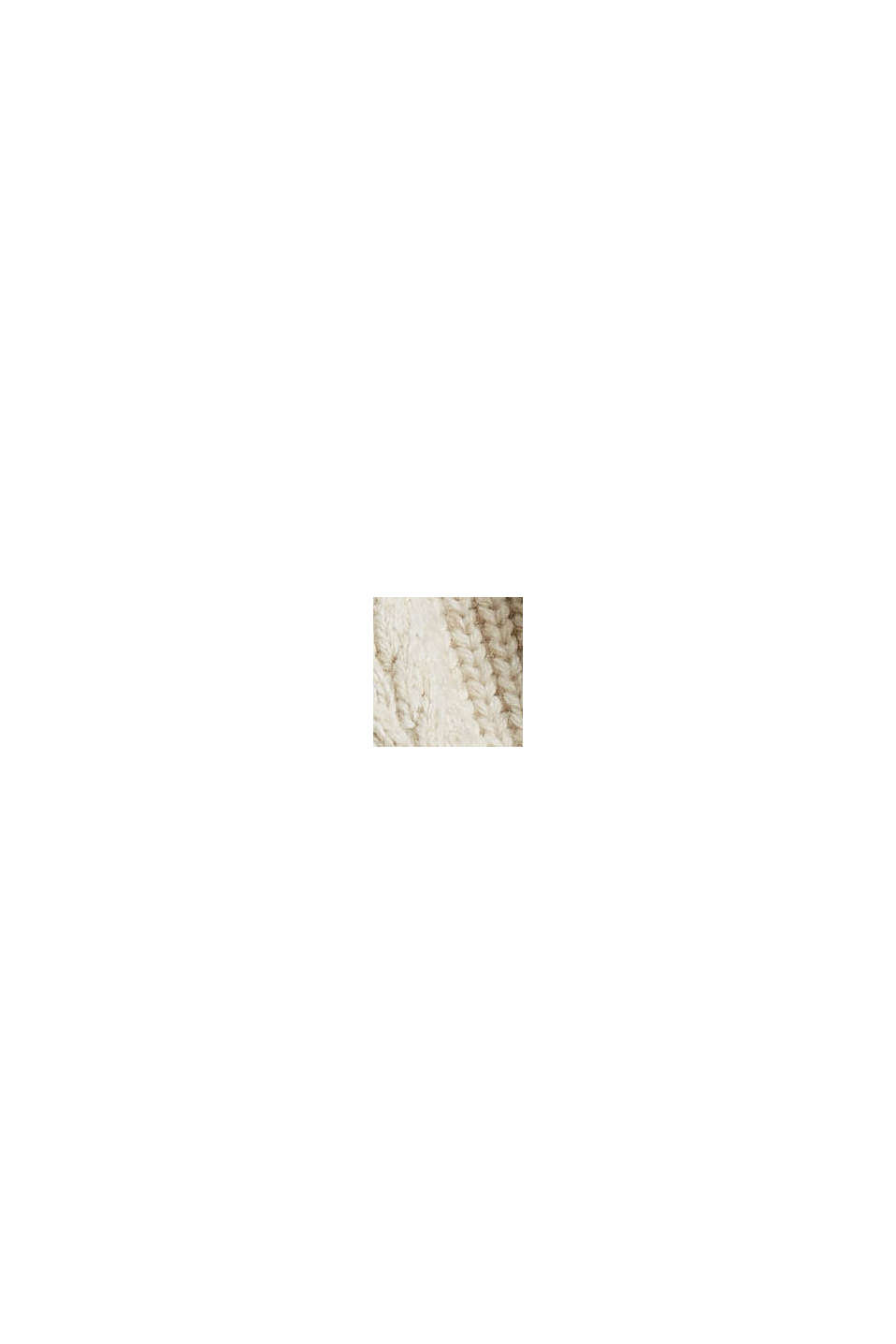 Strickpullover aus Bio-Baumwoll-Mix, OFF WHITE, swatch