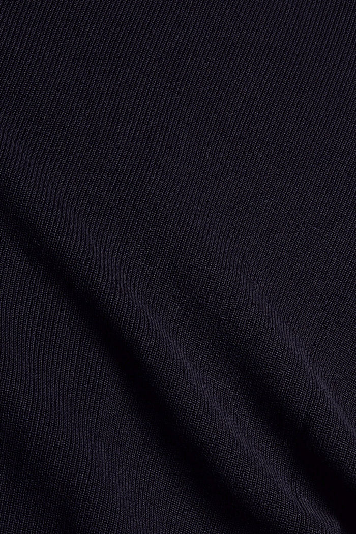 Zipper-Cardigan aus 100% Baumwolle, NAVY, detail image number 4