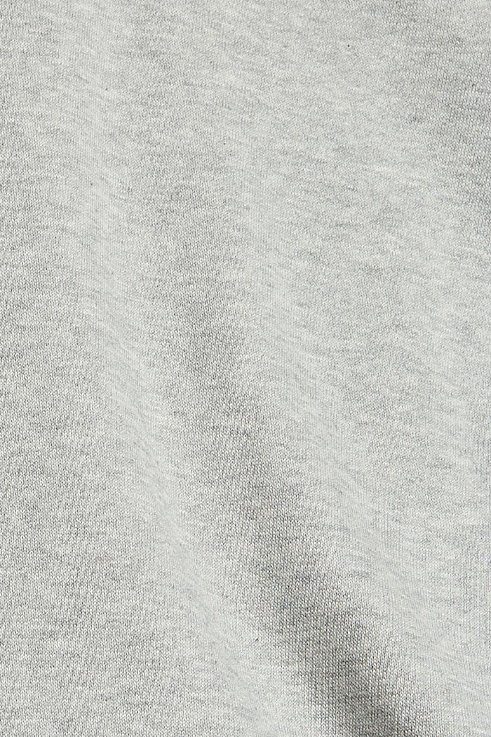 Basic sweathoodie van katoen, LIGHT GREY, detail image number 5