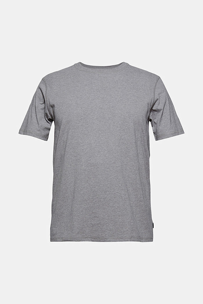 Gerecycled: jersey T-shirt met THERMOLITE®, MEDIUM GREY, overview