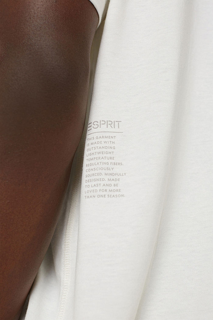 Kierrätettyä: jersey-t-paita, jossa THERMOLITE®-materiaalia, OFF WHITE, detail image number 1