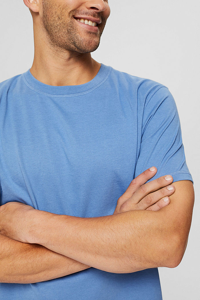 En matière recyclée : le t-shirt en jersey doté de la technologie THERMOLITE®, BLUE, detail image number 1
