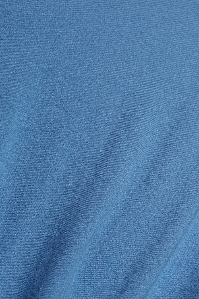 En matière recyclée : t-shirt à manches longues en jersey à teneur en THERMOLITE®, BLUE, detail image number 4