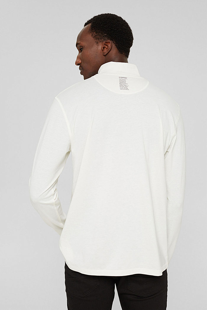 Reciclada: camiseta de manga larga en jersey con THEMOLITE®, OFF WHITE, detail image number 3