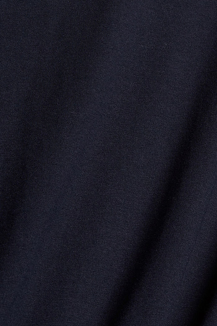 Gerecycled: jersey longsleeve met THERMOLITE®, NAVY, detail image number 4