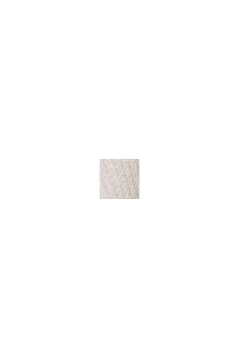 Maglia a manica lunga in  jersey stampata con cotone biologico, CREAM BEIGE, swatch