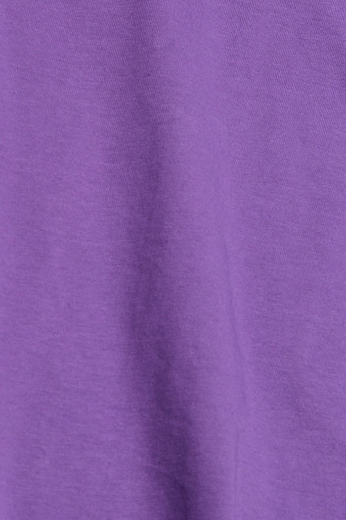 T-shirt oversize en jersey de coton, LILAC, detail image number 5