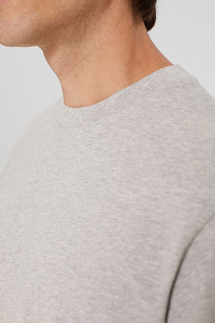 T-shirt ample en jersey de coton, LIGHT GREY, detail image number 1