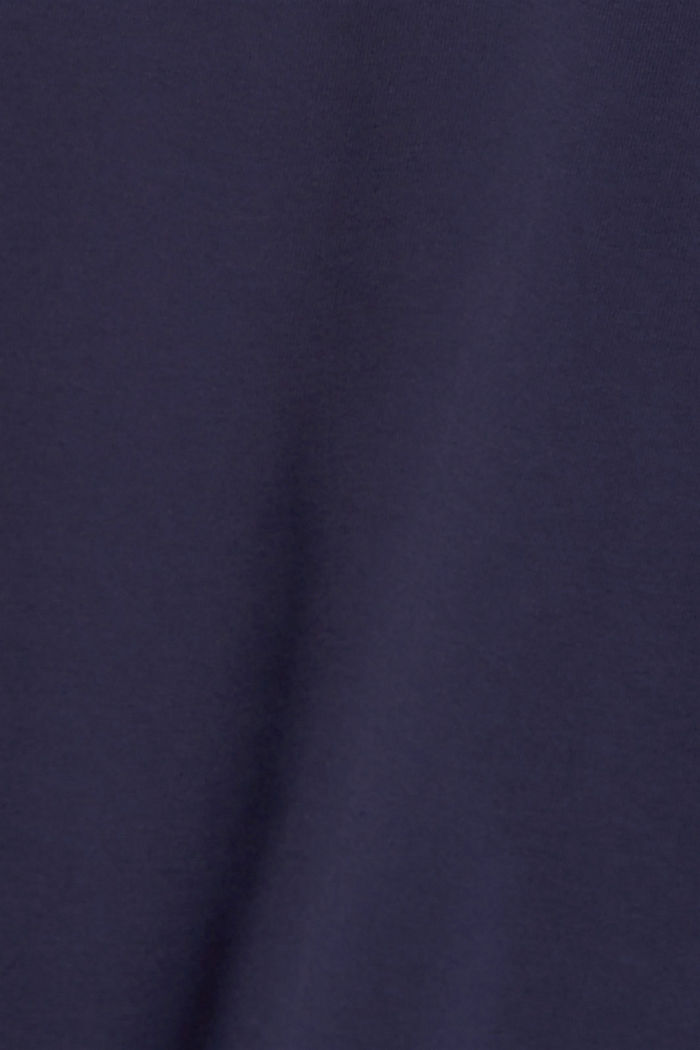 Wijd jersey T-shirt van katoen, NAVY, detail image number 4