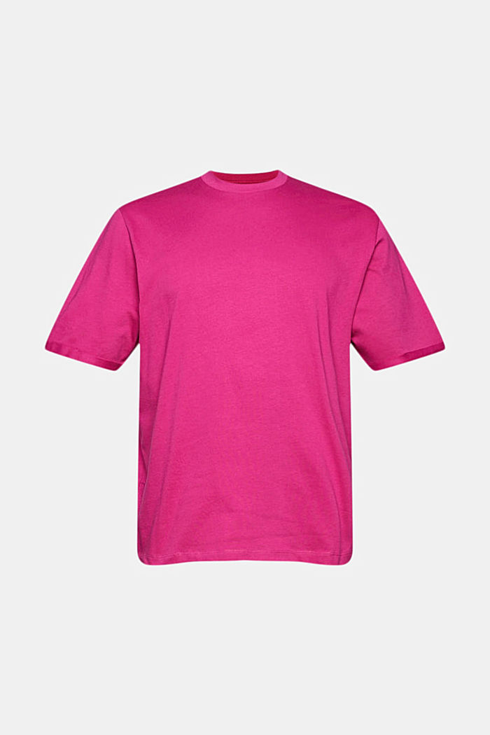 T-shirt ample en jersey de coton, PINK FUCHSIA, detail image number 6