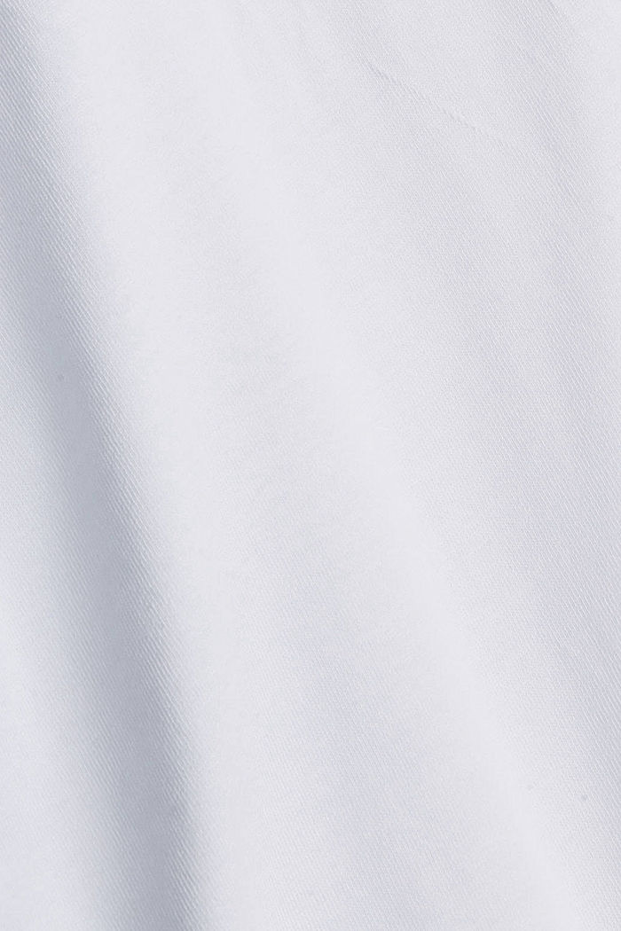 Oversized T-shirt van jersey, WHITE, detail image number 4
