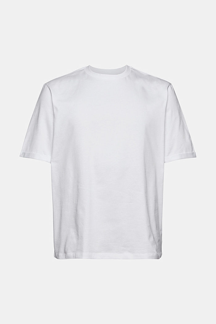 Oversized T-shirt van jersey, WHITE, detail image number 6
