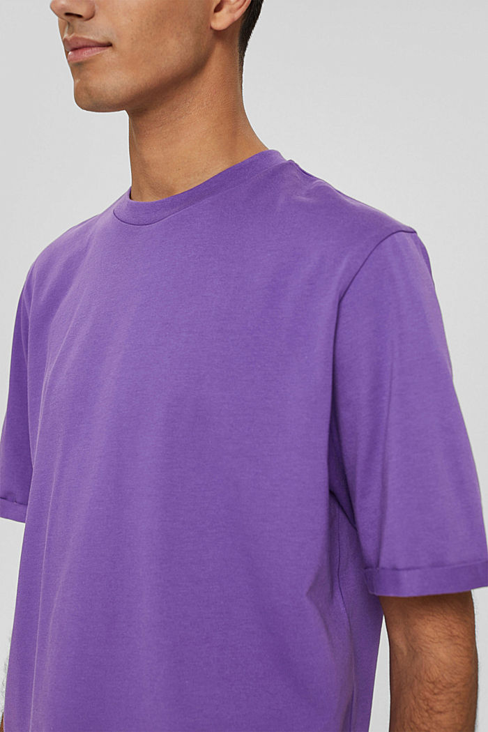 Oversize-T-paita jerseytä, LILAC, detail image number 1
