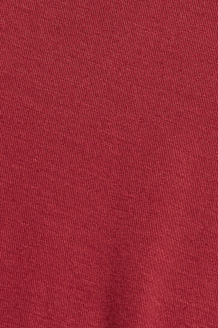 Jerseypyjama LENZING™ ECOVERO™ -materiaalia, CHERRY RED, detail image number 4