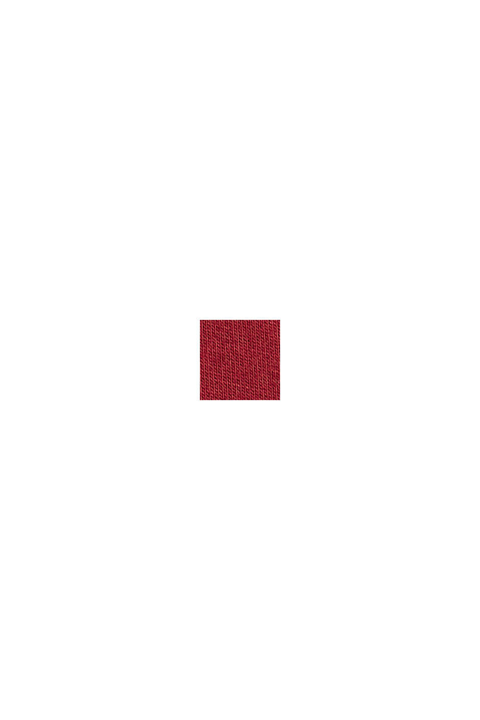 Žerzejová noční košile z materiálu LENZING™ ECOVERO™, CHERRY RED, swatch