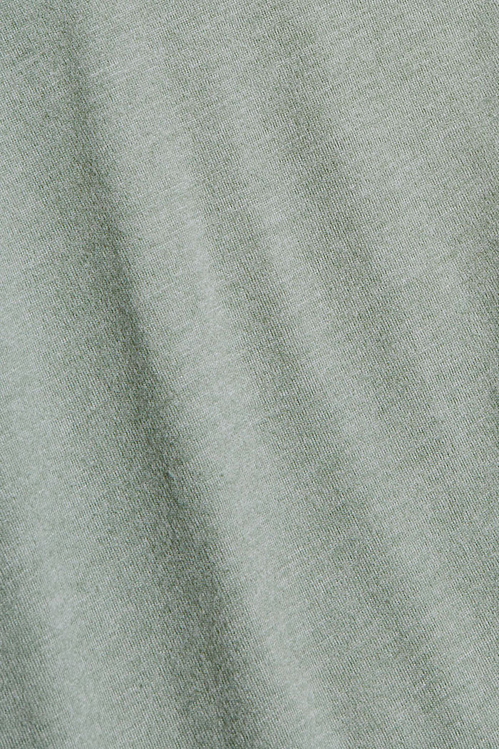 Jerseypyjama luomupuuvillaa, LEAF GREEN, detail image number 4