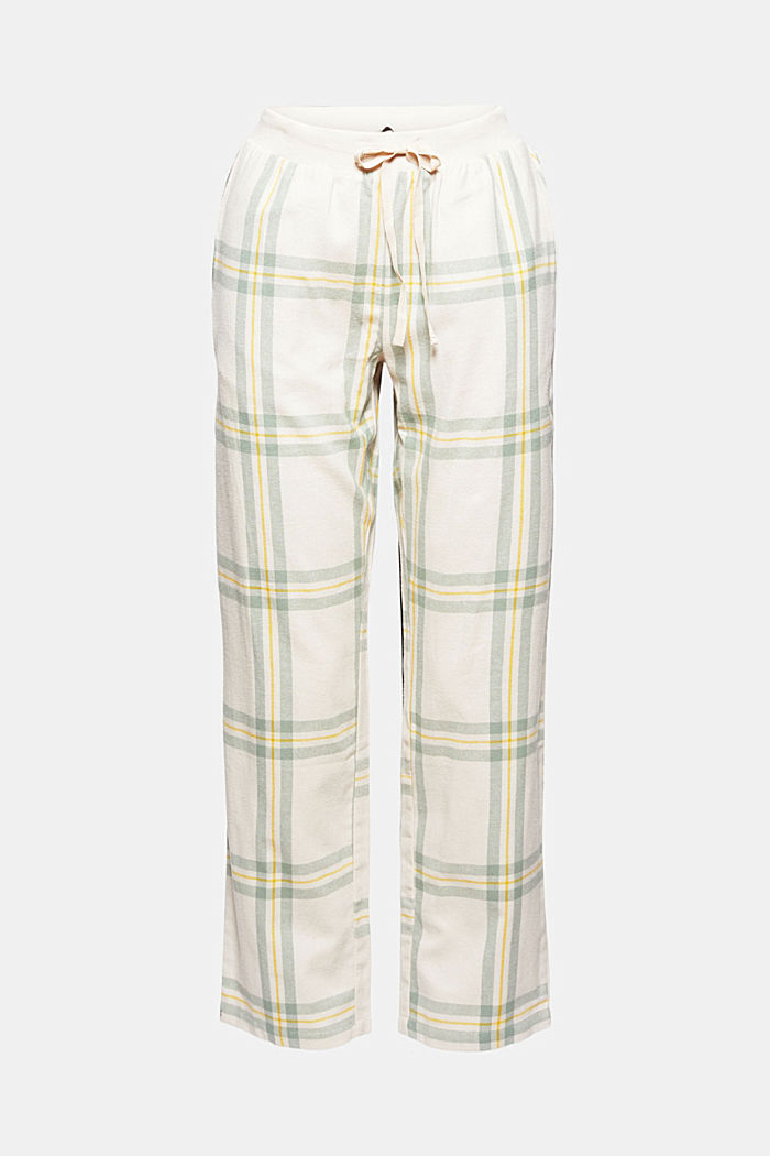 Pantalón de pijama a cuadros en franela de algodón, ICE, detail image number 5