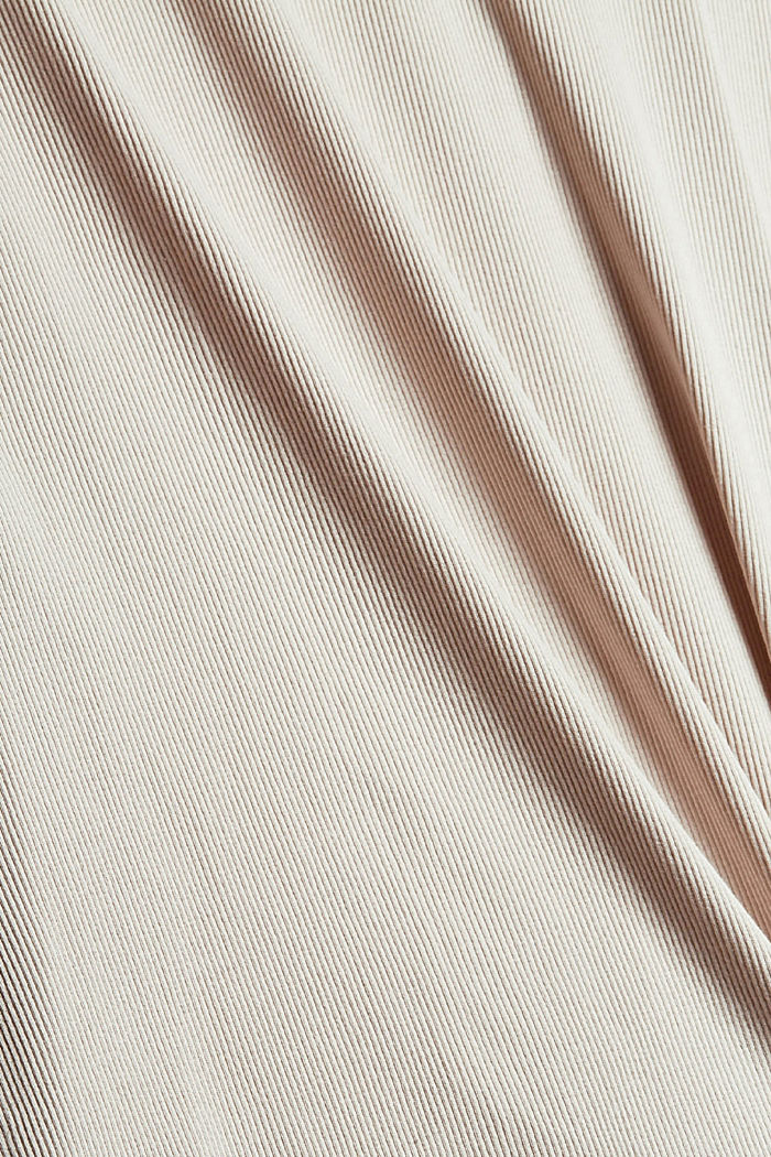 Geribd pyjamashirt van biologisch katoen, ICE, detail image number 4
