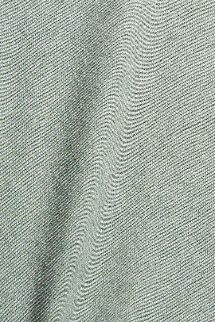 Pyjamashirt met organic cotton, LEAF GREEN, detail image number 4