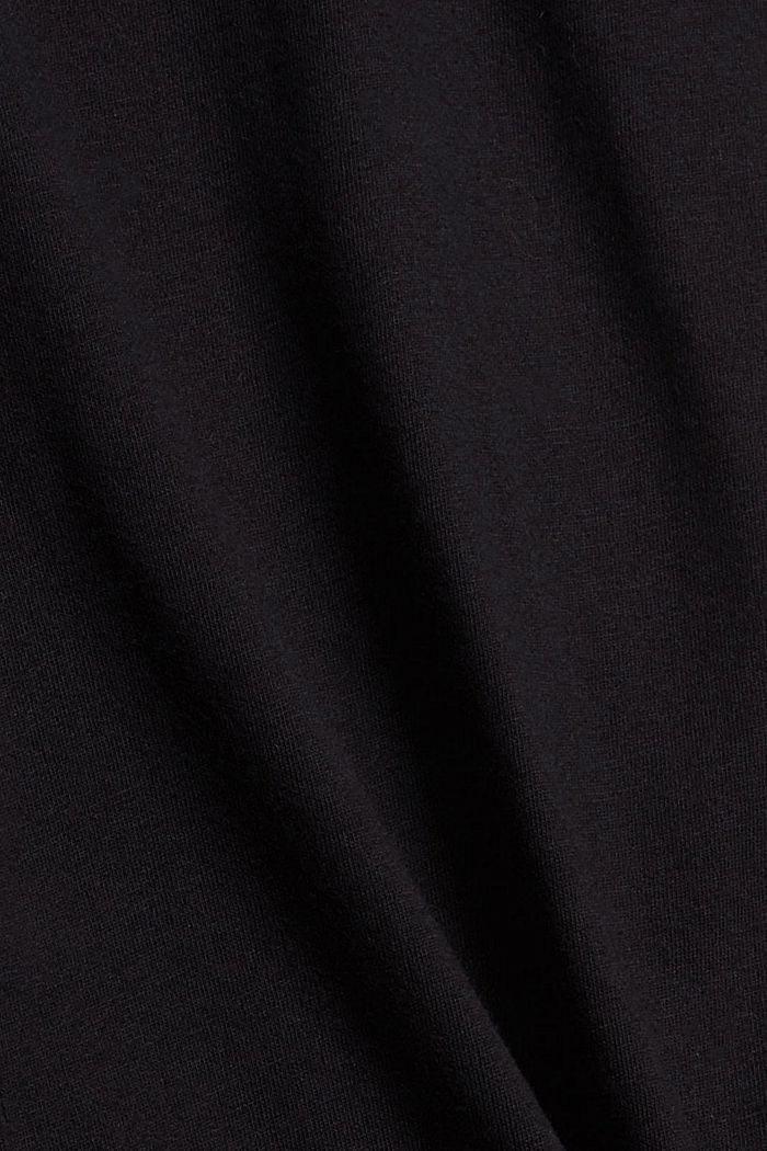 Pyjamahousut 100 % luomupuuvillaa, BLACK, detail image number 4