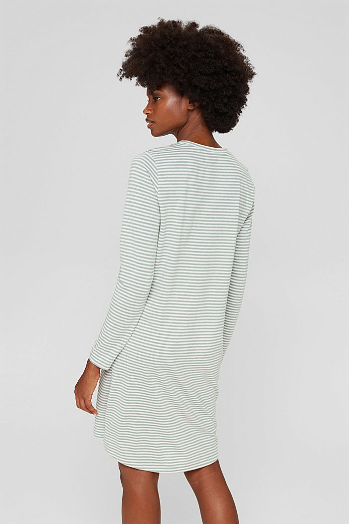 Jersey nachthemd met organic cotton, LEAF GREEN, detail image number 2