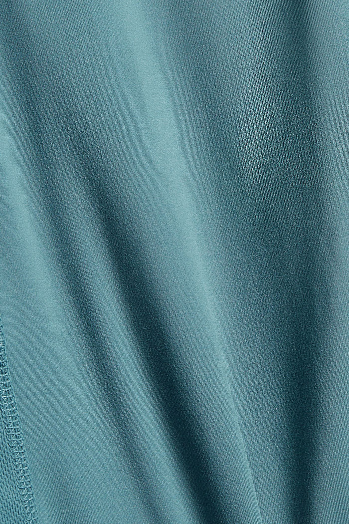 Made of recycled material: leggings with E-DRY technology, DARK TURQUOISE, detail image number 4