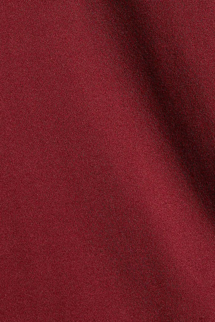 Recycelt: Melierte Sweat-Hose, BORDEAUX RED, detail image number 4