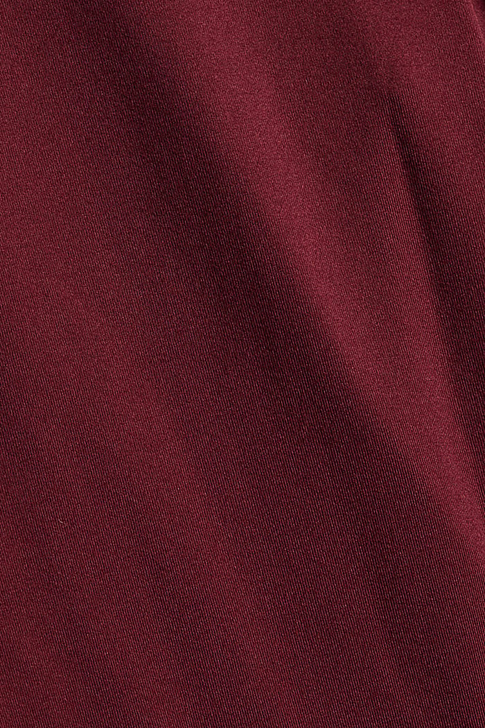 Gerecycled: legging met E-DRY, BORDEAUX RED, detail image number 4