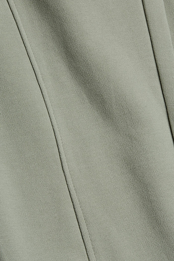 Tracksuit bottoms made of organic cotton, LIGHT KHAKI, detail image number 4