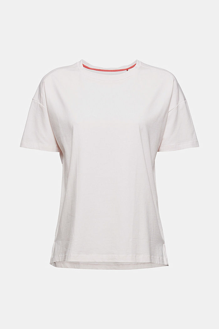 Camiseta en algodón ecológico, PASTEL PINK, overview