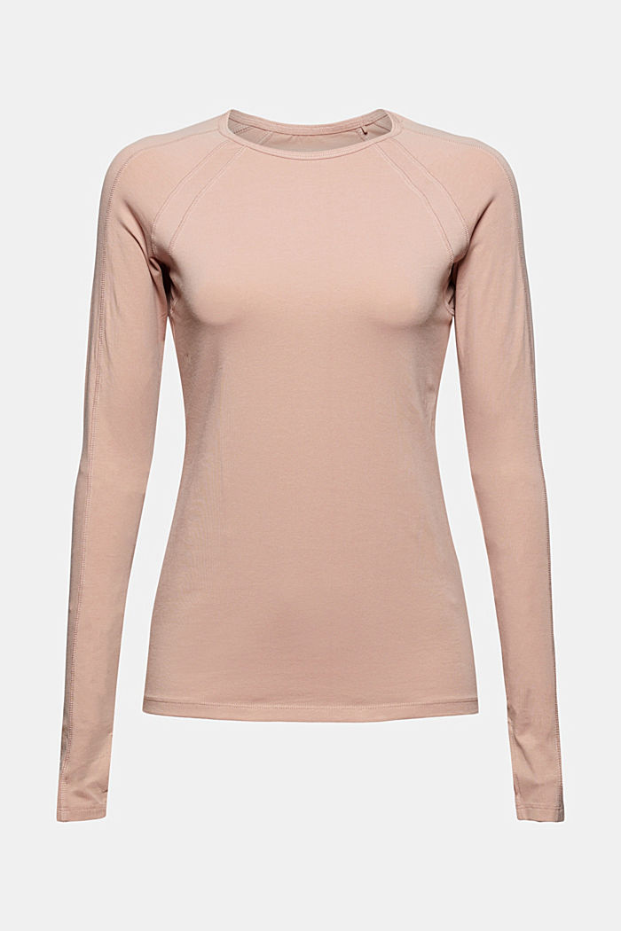 Active long sleeve top made of organic cotton