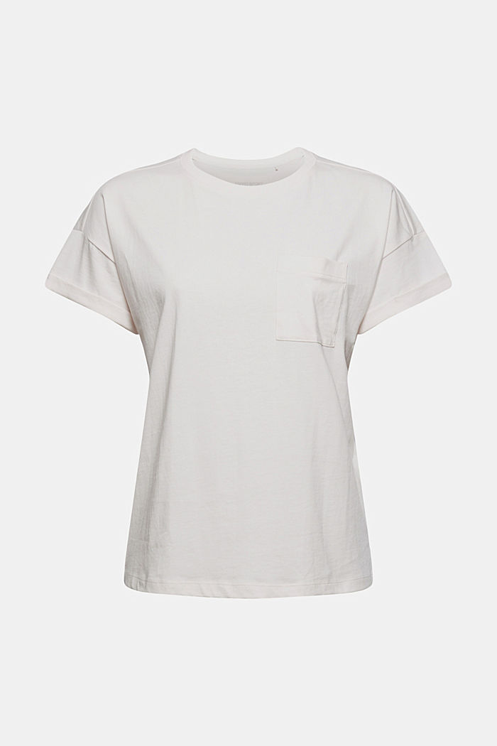 T-shirt med ficka i 100 % ekobomull