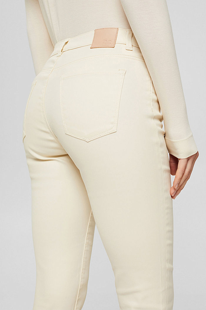 Coated stretch trousers with slits, ICE, detail image number 5