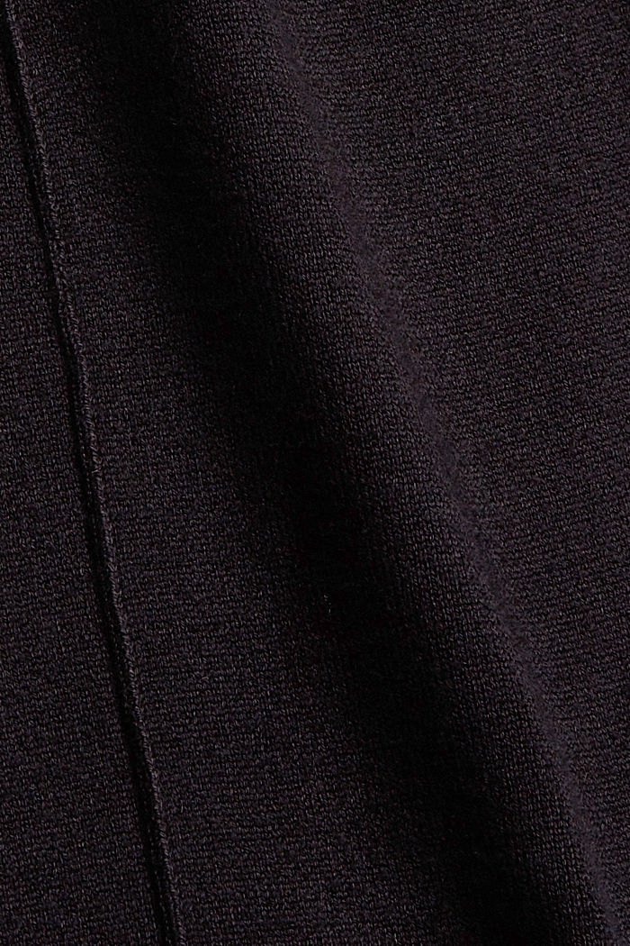 Strickhose mit LENZING™ ECOVERO™, BLACK, detail image number 4