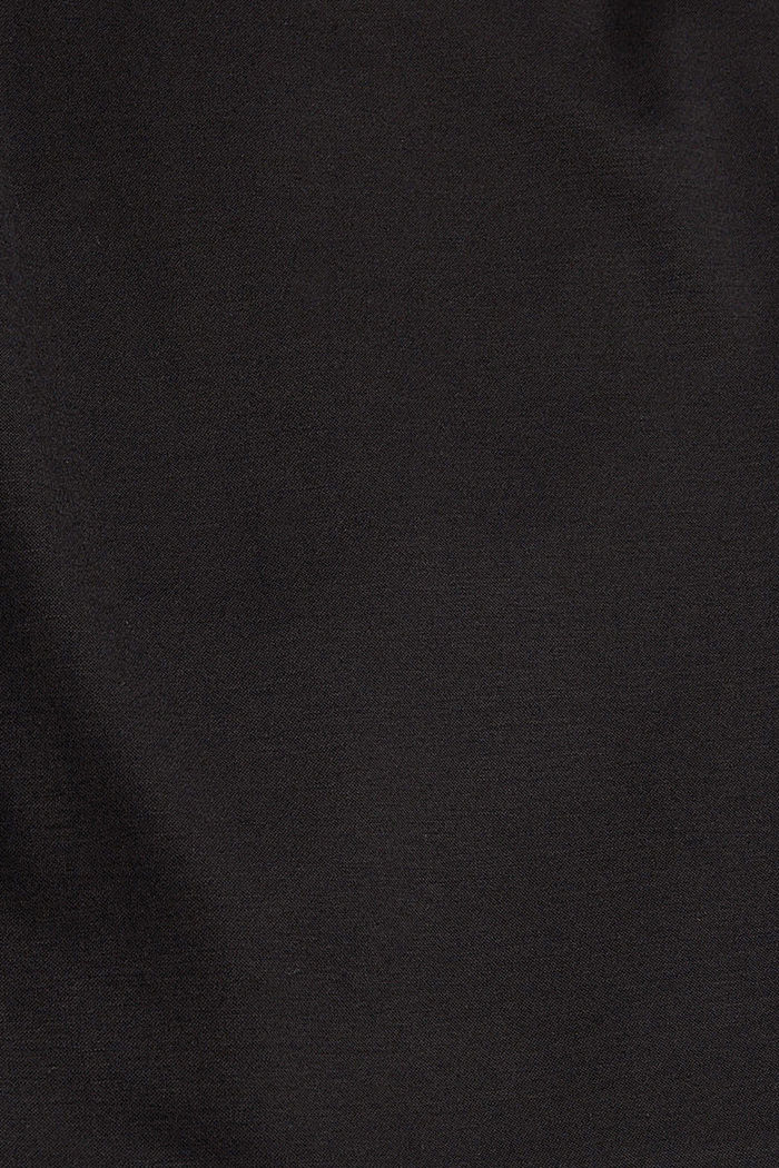 Minirok met ceintuur van puntojersey, BLACK, detail image number 4