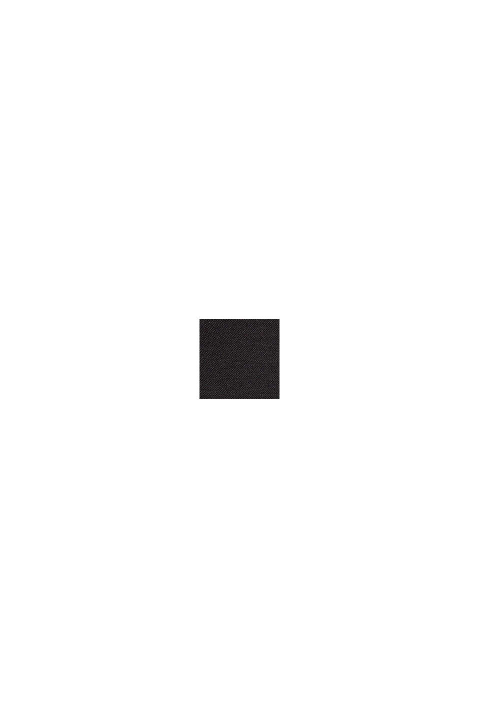 Minirock mit Gürtel aus Punto-Jersey, BLACK, swatch