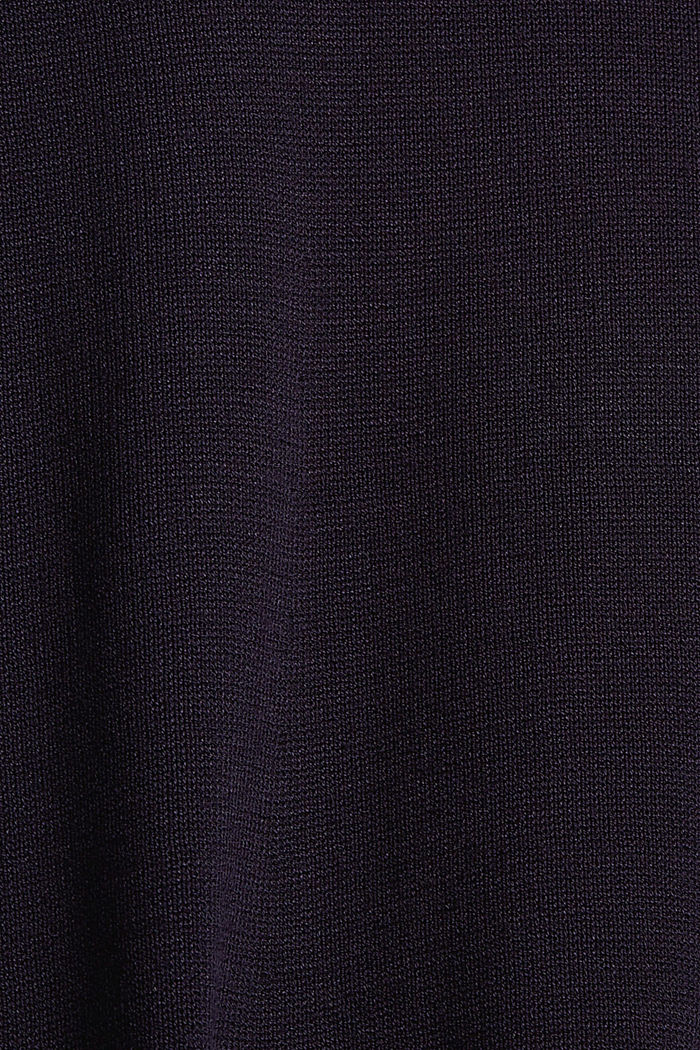 A-line knitted dress, LENZING™ ECOVERO™, NAVY, detail image number 4