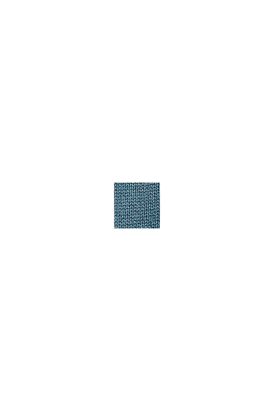 A-line knitted dress, LENZING™ ECOVERO™, PETROL BLUE, swatch