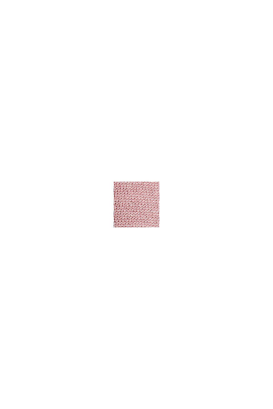 Robe-pull de coupe trapèze, LENZING™ ECOVERO™, DARK OLD PINK, swatch
