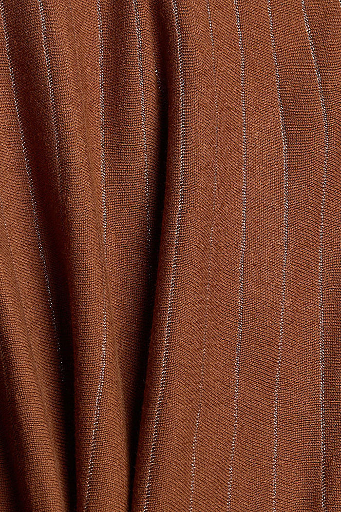 Robe longueur midi à paillettes, LENZING™ ECOVERO™, TOFFEE, detail image number 4