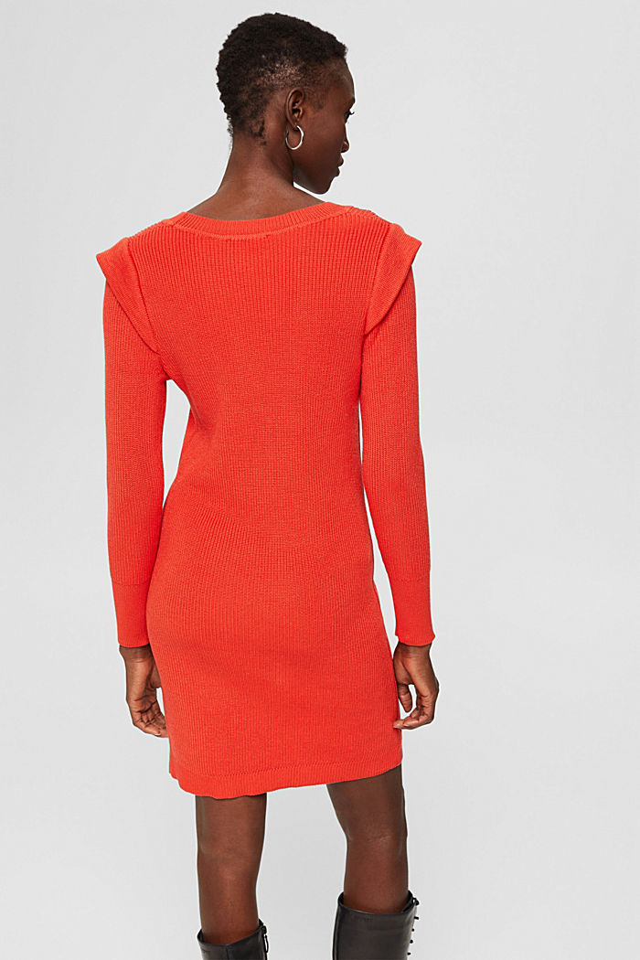 akıntıya karşı Modaya uygun değil oluk  ESPRIT - Rippstrick-Kleid mit Schulter-Detail in unserem Online Shop