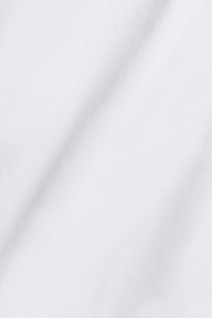 Hemdbluse aus Baumwoll-Mix, WHITE, detail image number 4