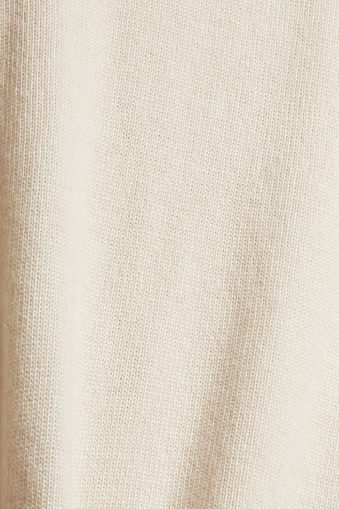 Con lana y cachemir: Jersey de cuello mao, ICE, detail image number 4