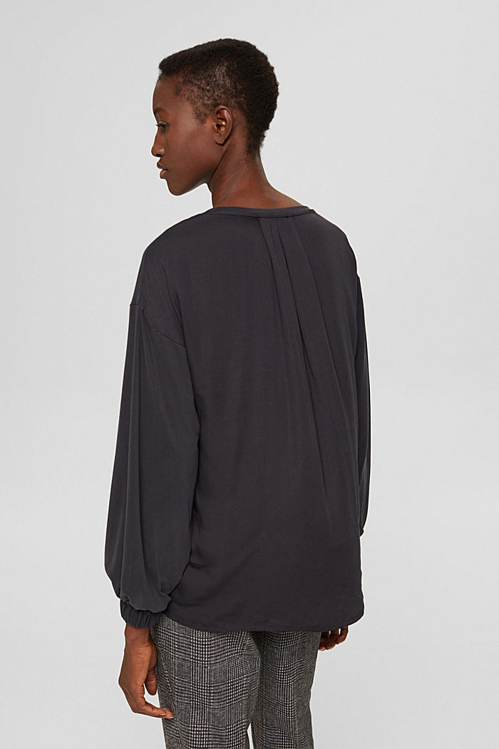 Mit TENCEL™: Weiches Longsleeve, BLACK, detail image number 3