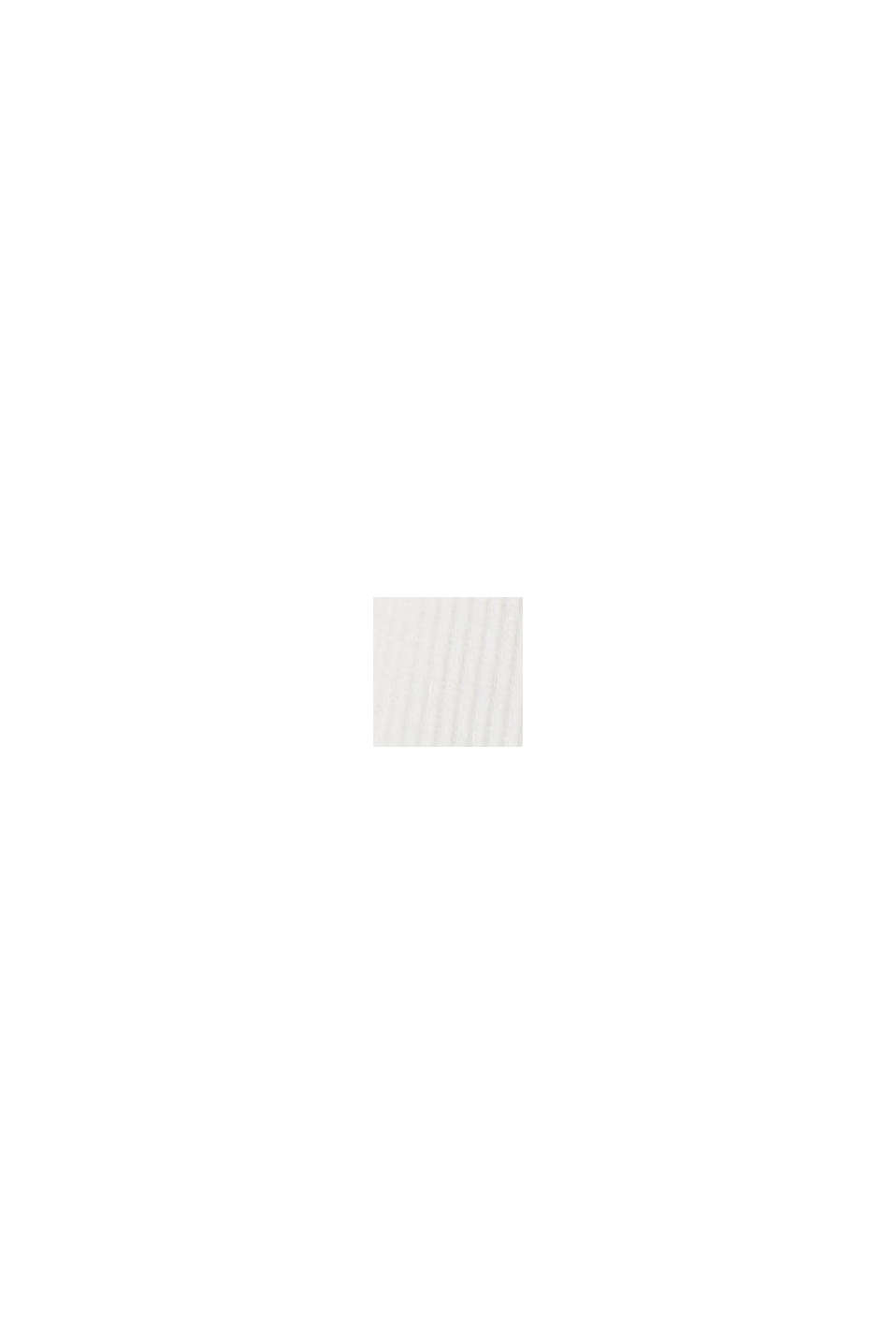 Återvunnet material: Långärmad topp med LENZING™ ECOVERO™, OFF WHITE, swatch