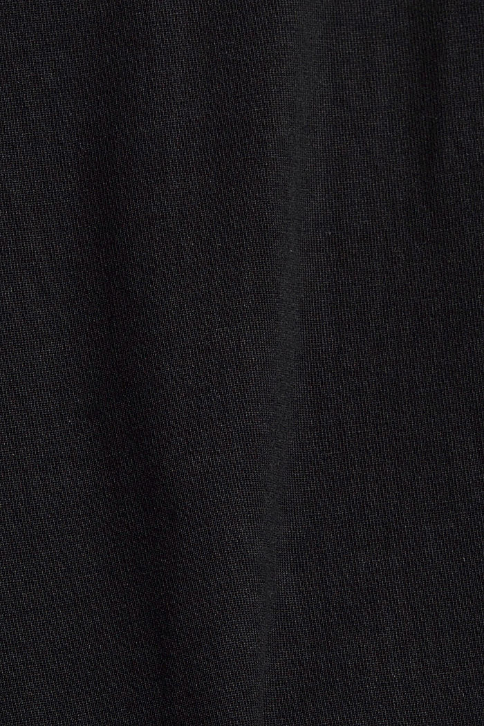 Painokuvioitu T-paita TENCEL™ x REFIBRA™ -materiaalia, BLACK, detail image number 4