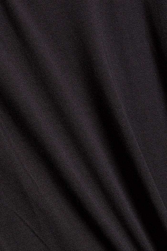 T-shirt à effets métallisés, LENZING™ ECOVERO™, BLACK, detail image number 4