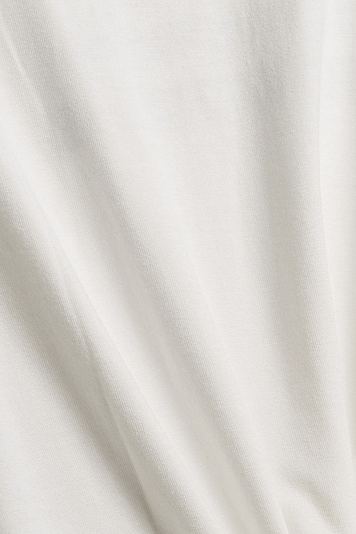 T-shirt z napisem, LENZING™ ECOVERO™, OFF WHITE, detail image number 4