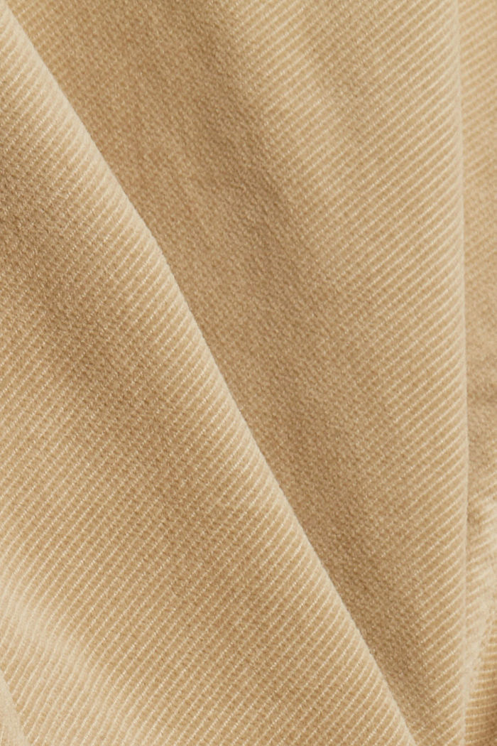 Corduroy broek van biologisch katoen, BEIGE, detail image number 4